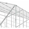 Triušių narvas Sidabro 600 x 78 x 78 cm Cinkuota plienas