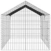 Triušių narvas Sidabro 200 x 78 x 78 cm Cinkuota plienas