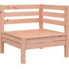 Trivietė sodo sofa, douglas eglės medienos masyvas