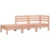 Trivietė sodo sofa, douglas eglės medienos masyvas