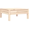 Trivietė sodo sofa, pušies medienos masyvas