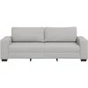 Trivietė sofa, debesų pilka, 220x77x82 cm, audinys