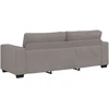 Trivietė sofa, pilkai ruda, 220x77x82 cm, audinys