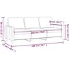 Trivietė sofa, raudonojo vyno spalvos, 180cm, dirbtinė oda