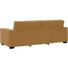 Trivietė sofa, ruda, 220x78x84 cm, aksominė