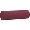Trivietė sofa su pagalvėlėmis, raudonojo vyno, 180cm, audinys