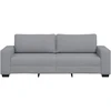 Trivietė sofa, šviesiai pilka, 220x77x82 cm, audinys