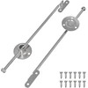 Trūkčiojimo svirtis 2 pcs Sidabro 190 mm Geležis