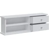 Tualetės rinkinys FAUSKE 2 vnt. Balta 76 x 50 x 103,5 cm