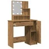 tualetinis staliukas su LED Artisan ąžuolu 86,5x35x136 cm
