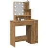tualetinis staliukas su LED Artisan ąžuolu 86,5x35x136 cm