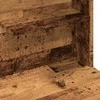 tualetinis staliukas su LED Old Wood 74,5x40x141 cm