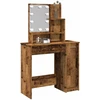 tualetinis staliukas su LED Old Wood 86,5x35x136 cm