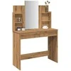 tualetinis staliukas su veidrodžiu Artisan ąžuolas 96x39x142 cm