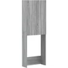 Tualeto spintelė ARNHEM Pilka Sonoma 66 x 25,5 x 190 cm