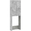 Tualeto spintelė DELFT Betono pilka 66 x 25,5 x 190 cm