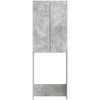 Tualeto spintelė DELFT Betono pilka 66 x 25,5 x 190 cm