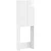 Tualeto spintelė DELFT Itin blizgi balta 66 x 25,5 x 190 cm