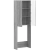 Tualeto spintelė DELFT Pilka Sonoma 66 x 25,5 x 190 cm