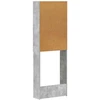 Tualeto spintelė EDE Betono pilka 66 x 25,5 x 190 cm