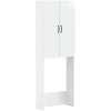 Tualeto spintelė HOORN Itin blizgi balta 66 x 25,5 x 190 cm
