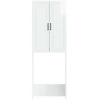 Tualeto spintelė UTRECHT Itin blizgi balta 66 x 25,5 x 190 cm