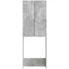 Tualeto spintelė ZWOLLE Betono pilka 66 x 25,5 x 190 cm