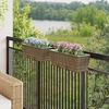 Turėklas 2 vnt. Pilka 50 x 17 x 17 cm Metalas