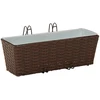 Turėklas 2 vnt. Ruda 50 x 17 x 17 cm Metalas