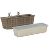 Turėklas 2 pcs 50 x 17 x 17 cm Metalas