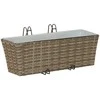 Turėklas 2 pcs 50 x 17 x 17 cm Metalas