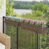 Turėklas 2 pcs 80 x 17 x 17 cm Metalas