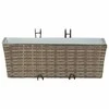 Turėklas 2 pcs 50 x 17 x 17 cm Metalas