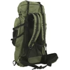 Turistinė kuprinė, uniformnė žalia, 100L, oksfordo audinys