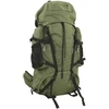 Turistinė kuprinė, uniformnė žalia, 60L, oksfordo audinys