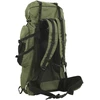 Turistinė kuprinė, uniformnė žalia, 80L, oksfordo audinys