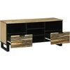 TV staliukas TV vienetai su stalčių Ruda 100 x 33 x 46 cm Apdirbta mediena