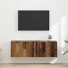 TV staliukas TV sieninė spintelė 2 pcs Senovinis medis 59,5 x 31 x 40 cm