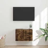 TV staliukas TV sieninė spintelė 59,5 x 31 x 40 cm Rūkyta ąžuolas
