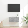 TV staliukas TV sieninė spintelė 60 x 31 x 29,5 cm Betono pilka