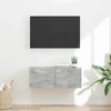 TV staliukas TV sieninė spintelė 78,5 x 30 x 29,5 cm Betono pilka