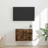 TV staliukas TV sieninė spintelė 59,5 x 31 x 40 cm Rūkyta ąžuolas