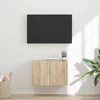 TV staliukas TV sieninė spintelė 59,5 x 31 x 40 cm Sonoma ąžuolas