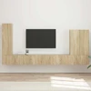 TV staliukas TV sieninio kabineto komplektas 6 vnt. 98 x 31 x 29,5 cm