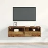 TV staliukas TV sieninė spintelė 100 x 30 x 30 cm Sena mediena