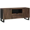 TV staliukas TV vienetai su stalčių graikinis riešutmedis 105 x 33 x 46 cm