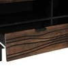 TV staliukas TV vienetai su stalčių graikinis riešutmedis 80 x 33 x 46 cm