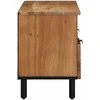 Televizoriaus spintelė Solid Acacia Wood 100 x 33,5 x 46 cm