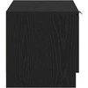 TV staliukas Televizoriaus spintelė 2 pcs Juodas ąžuolas 80 x 35 x 36,5 cm
