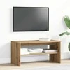 TV staliukas TV spintelė, artisano ąžuolo, 80x40x40cm, apdirbta mediena